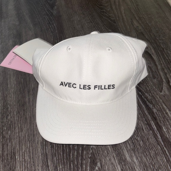 Avec Les Filles Accessories - Avec Les Filles White Cap